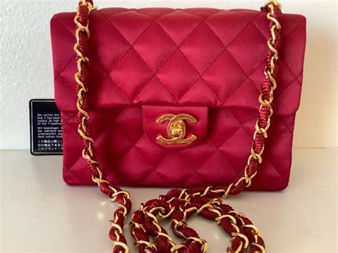 chanel classic red mini|Chanel mini flap bag beige.